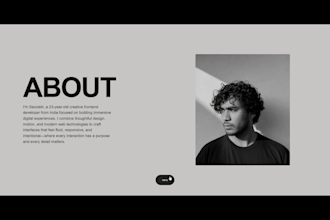build a modern animated website using gsap react and nextjs