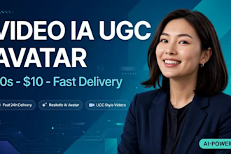 creer une video ia avec avatar parlent pour votre produit