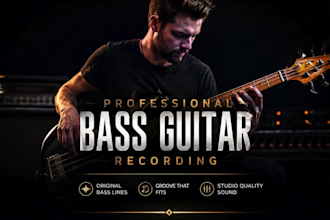 record professional bass for your song