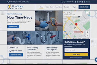 build electrician, electrical contractor, hvac, plumbing website for lead gen