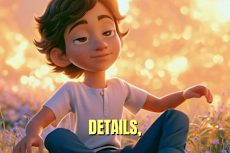 create a custom 3d animated character portrait