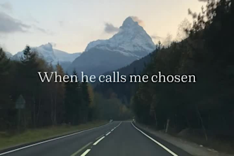 create a christian worship gospel sermon lyric video with synced animated lyrics