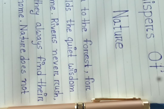 write beautiful manual handwriting for letters and notes