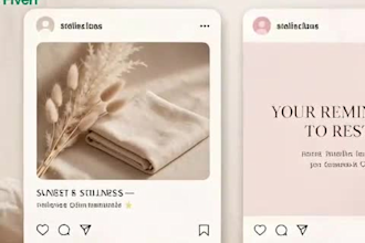 design aesthetic instagram post