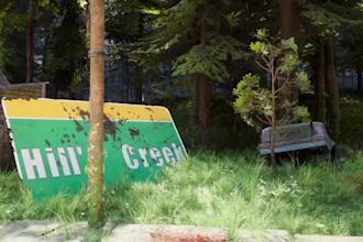 create 3d realistic game environment, open world map in unity and unreal engine