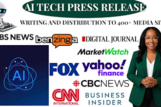 do ai tech pr writing, ai tech press release distribution, submit press release