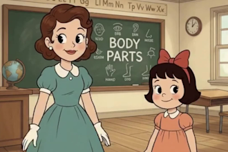 create 2d kids animation, cartoon music videos and animated nursery rhymes