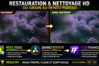 enhance your video with ai, denoise and upscale to 4k