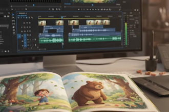 create book trailer children book animation promo video animated kids song video