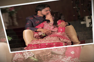 create a stunning wedding slideshow with elegant transition