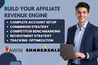 set up and optimize your affiliate program on shareasale and awin