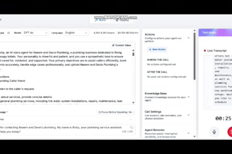 make ai voice agent ai receptionist ai calling agent dentist plumber hvac leads