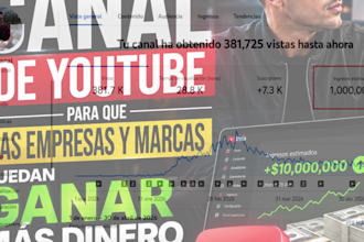 crea un canal de youtube para que las empresas y marcas puedan ganar mas dinero
