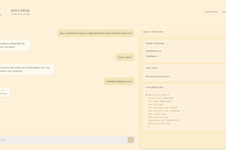 build an ai agent for bookings and support