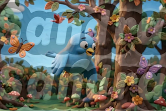 create modern 3d ai claymation animation for brands
