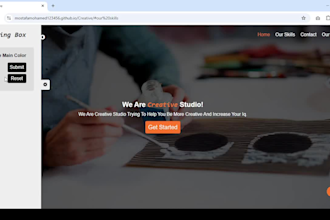 build a modern responsive react website or frontend web app