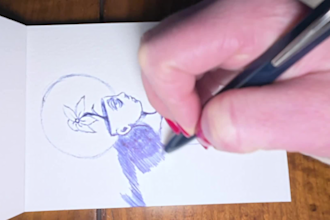 paint or draw a weird and original artwork for you cover