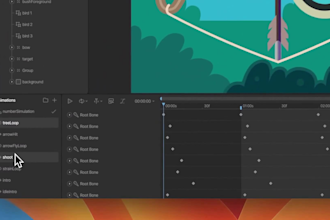 design and animate custom characters in rive and lottie, mascot character design