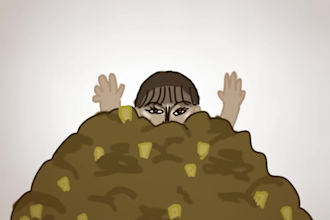 make an ugly drawing based on whatever you tell me