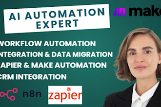 setup zapier n8n ai automation workflow with openai crm expert