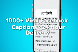 write viral facebook captions and social media content in bangla and english