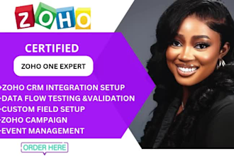 setup zoho commerce zoho sites zoho CRM zoho landing page