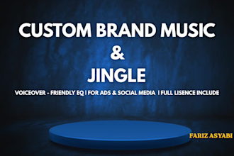 produce custom commercial jingles and brand music for ads