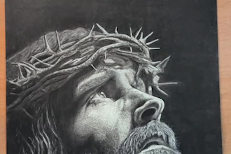 draw anything you want with charcoal and graphite