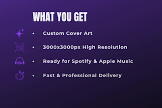 design custom cover art for your single, ep or album