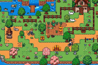 create 2d top down pixel art tileset rpg game map art character asset tile map