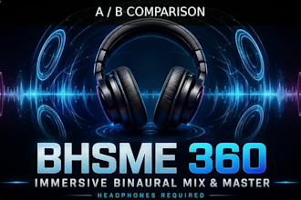 create an immersive binaural spatial mix and master