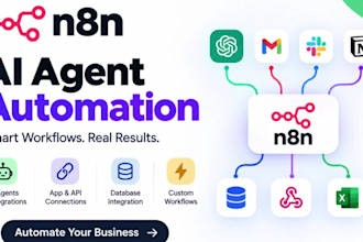 build n8n ai agent automation workflows and custom ai agents