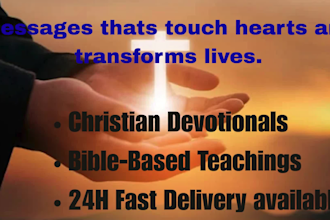 write powerful christian devotionals and sermons