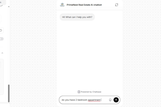create ai chatbot for your real state business