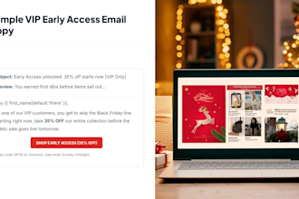 setup klaviyo black friday christmas holiday sales email marketing campaign flow