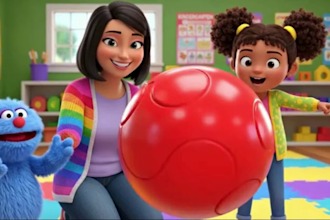 create best 3d kid video, kids learning video, nursery rhymes, educational vid