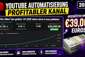 erstelle youtube automatisierungsvideos mit einem profitablen kanal