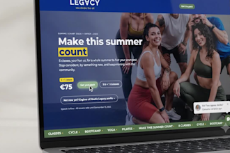 build your website or landing page with live chat