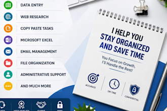 be your virtual assistant for admin support