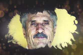 do mosaic beautiful funeral memorial slideshow, tribute video