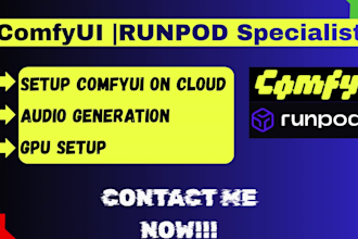 comfyui runpod setup cloud GPU installation custom nodes lora workflow