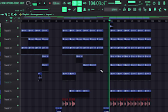 produce a custom bundle of 10 beats tech house , lofi ,drill