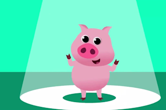 create 2d kids animation, kids learning videos, nursery rhymees and kids stories