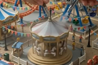 create ai miniature construction videos with satisfying asmr