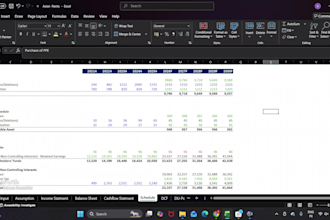 do financial modeling, forecasting and dcf valuation