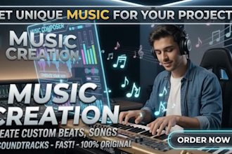 custom music or jingles for your project