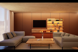 create pre sale apartment interior renders