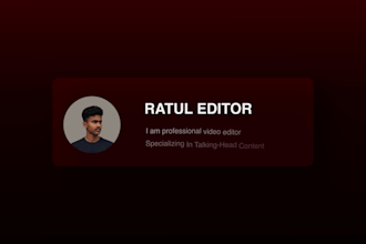 edit professional talking head videos
