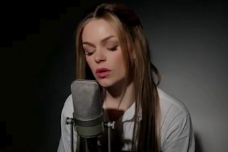 sing powerful female pop vocal for your track