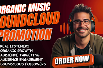 do organic soundcloud promotion to get real active listeners and reposts